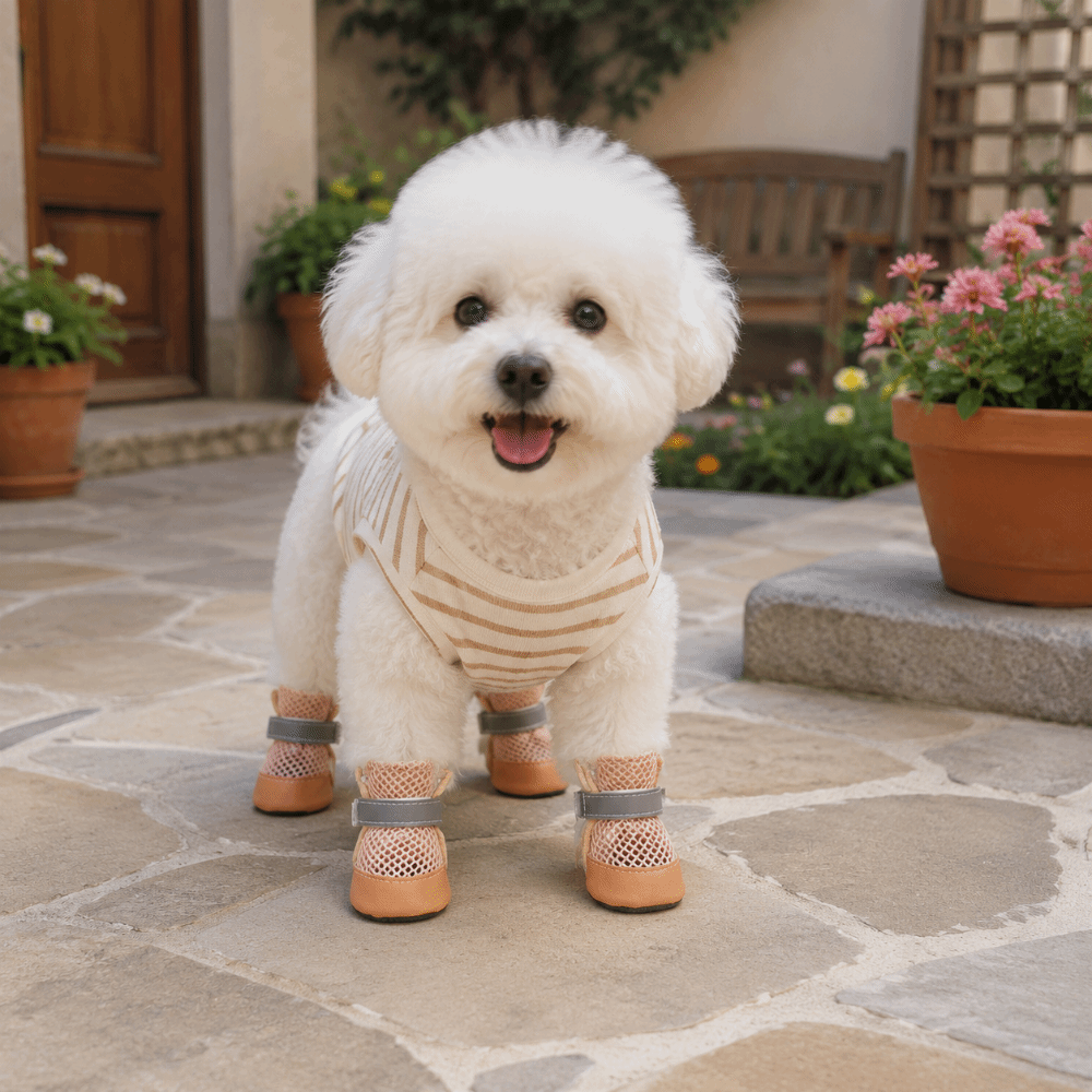 4PCS/SET Dog Boots Non-Slip Pe - Sneaker Protector review and price