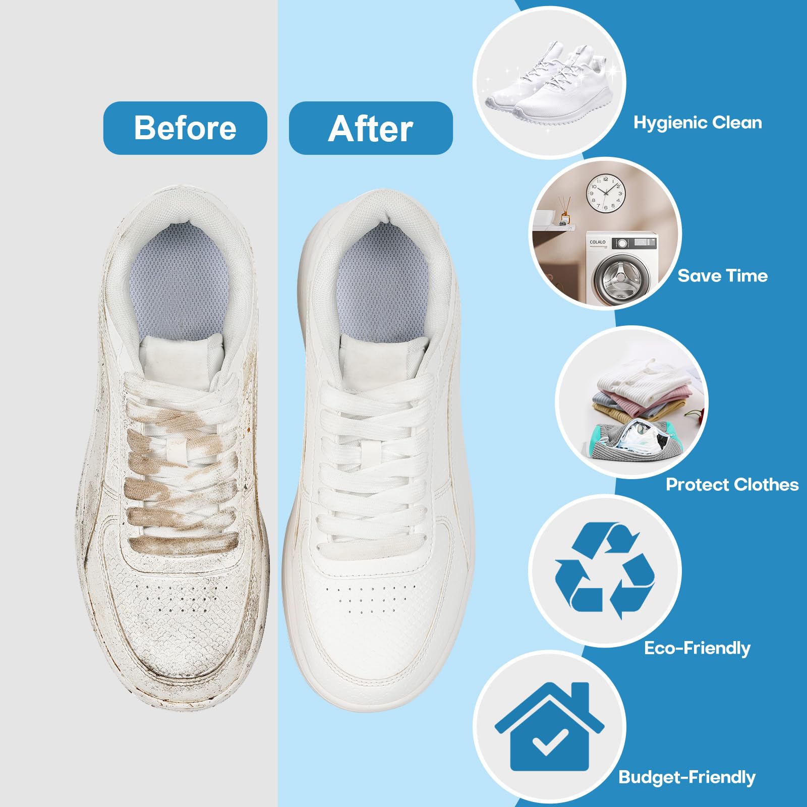2 Pack Shoe Washing Bag Laundr - Sneaker Cleaner review and price
