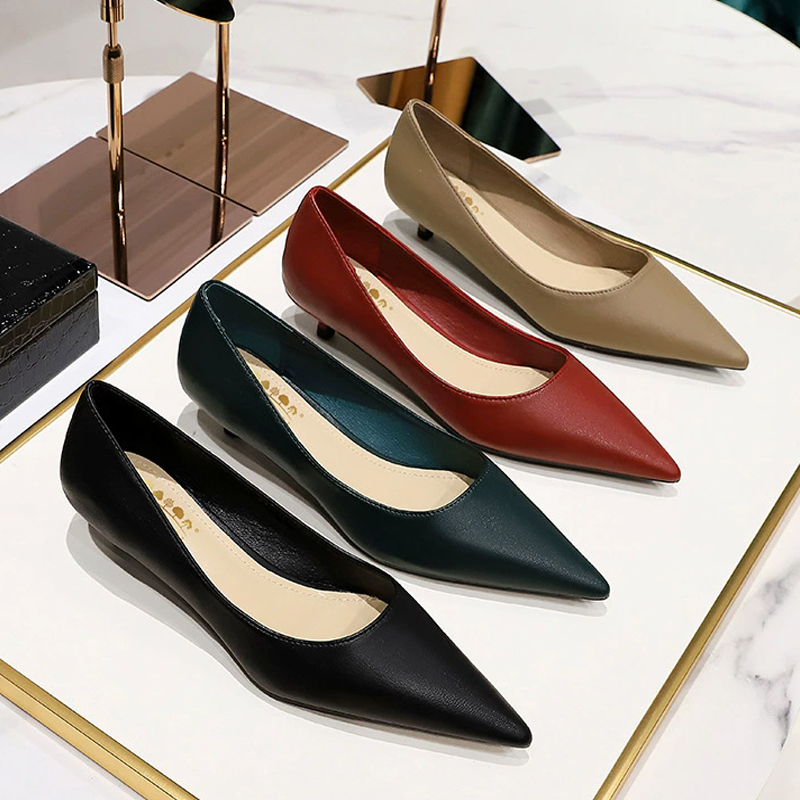 Fashion Pointed Toe Mid Heeled - Shoe Tree review and price